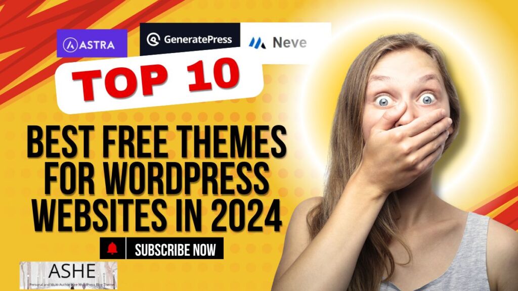 Best Free Themes for WordPress Websites in 2024